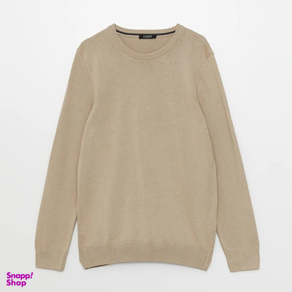 پلیور یقه گرد مردانه ال سی وایکیکی مدل فیت اسلیم