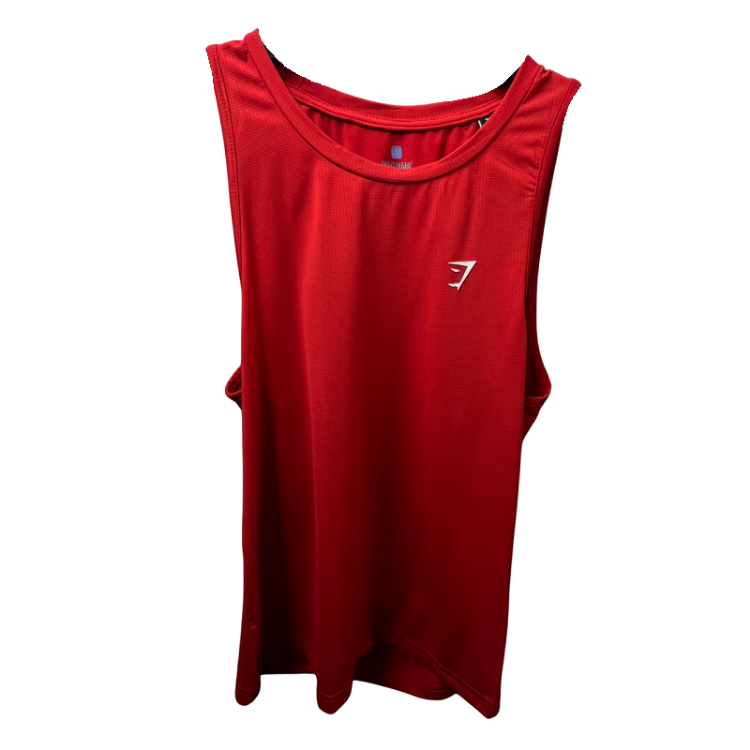 تاپ ورزشی زنانه طرح جیمشارک کد 1010027 رنگ قرمز