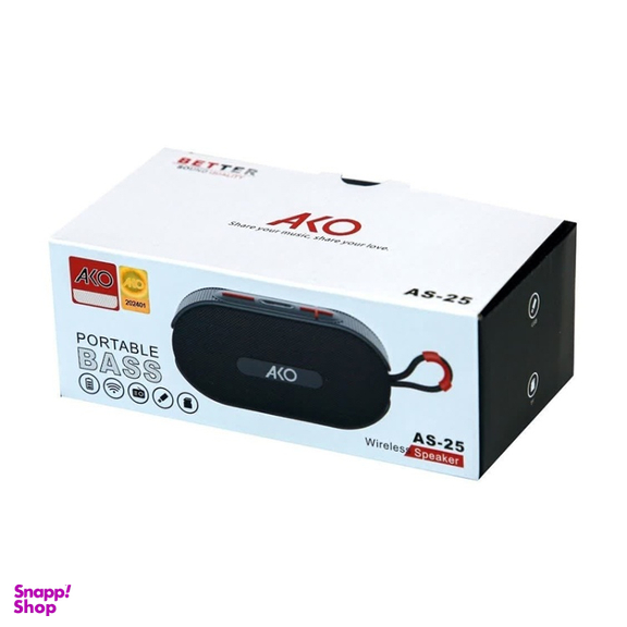 اسپیکر بلوتوثی قابل حمل آکو کد AS-25