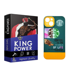 کاور گوشی موبایل کینگ پاور مدل سیلیکونی طرح دار D مناسب اپل iPhone 13/14/15