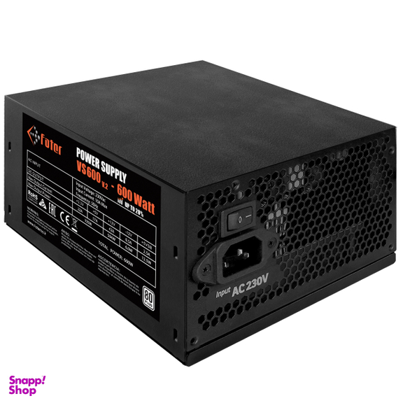 پاور کامپیوتر 600 وات فاطر مدل Fater VS600 V2 80Plus