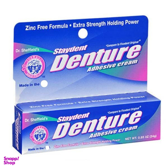 چسب دندان مصنوعی دنچر مدل Denture Zinc Free وزن 24 گرم