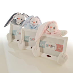 قاب عکس کودک نی نی سیس مدل خرگوش رابیت کد 13x18 PNK