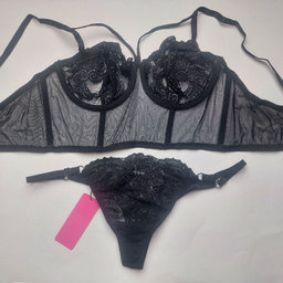 ست شورت و سوتین زنانه برتا کد 1031ZB رنگ مشکی