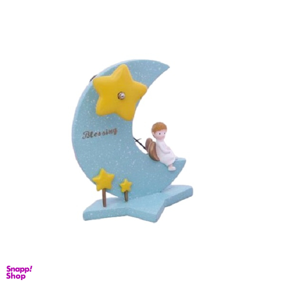 ماکت ماه موزیکال کد moon1 رنگ آبی