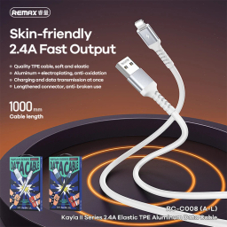 کابل تبدیل USB به لایتنینگ ریمکس مدل RC-C008 طول 1 متر