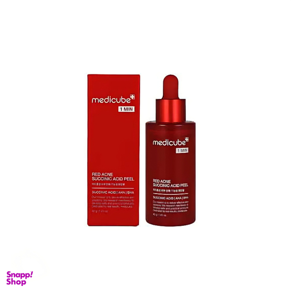 سرم لایه بردار مدی کیوب مدل سوکسینیک اسید حجم 40 میلی لیتر