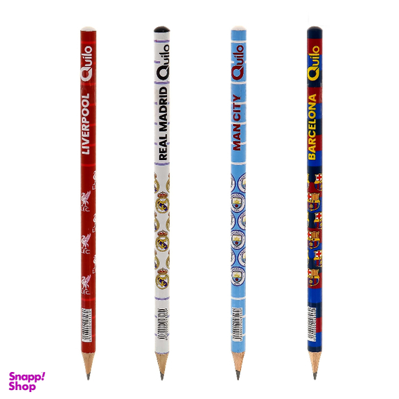مداد کوییلو مدل فوتبالی کد 1 بسته 4 عددی
