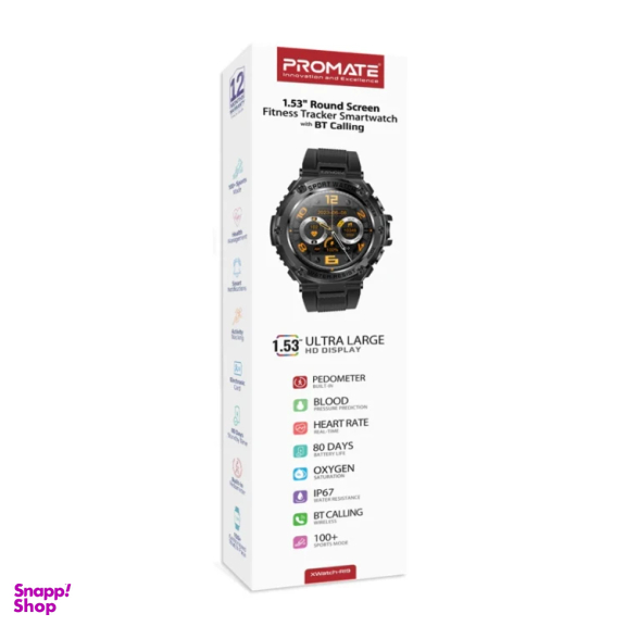 ساعت هوشمند پرومیت مدل XWatch-R19 Black