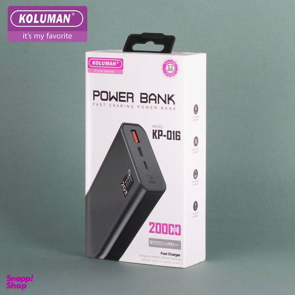 پاور بانک کلومن مدل KP16 ظرفیت 20000 میلی آمپر ساعت