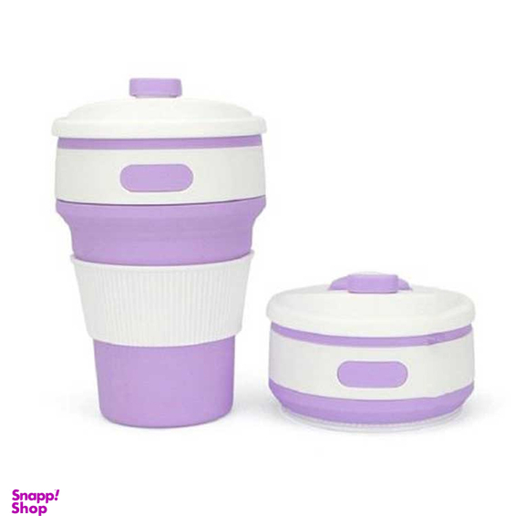 ماگ سیلیکونی تاشو مدل Collapsible گنجایش 350 میلی لیتر
