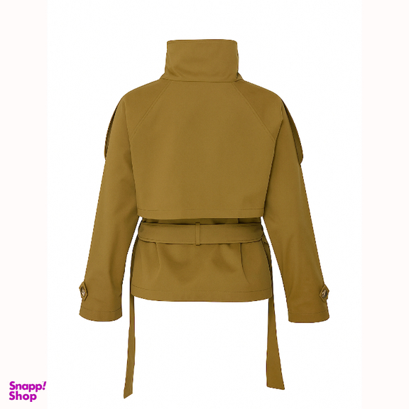 کت زنانه ترنچ مدل t766 رنگ شتری روشن