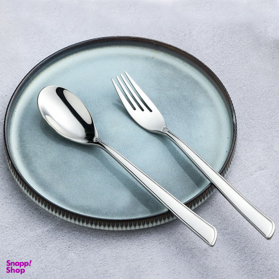 سرویس قاشق و چنگال جی فی نی 12 پارچه مدل G12 لاکچری