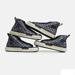 کفش اسنیکر ساقدار طرح Amiri Checkered مدل 5982
