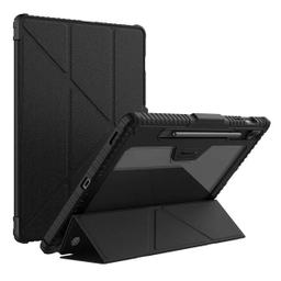 کیف کلاسوری نیلکین مدل Camshield Bumper Flip Folding مناسب تبلت سامسونگ Galaxy Tab S9 Fe Plus