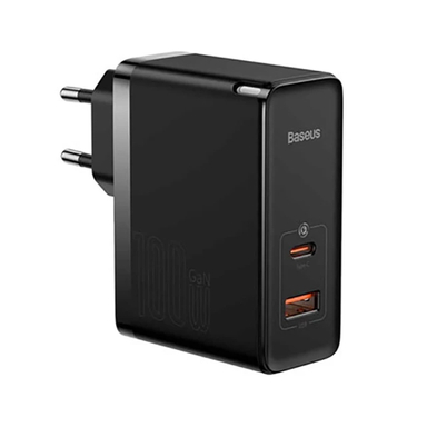 شارژر دیواری 100 وات بیسوس مدل GaN5 Pro 100W به همراه کابل Type-C