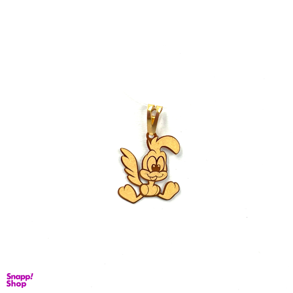 پلاک گردنبند طلا 18 عیار دخترانه گالری یگانه کد 2644