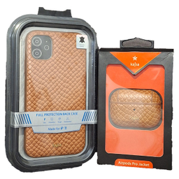 کاور گوشی موبایل کاجسا مدل Pearl مناسب اپل iPhone 11 به همراه کیس ایرفون اپل AirPods Pro