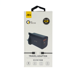 شارژر دیواری 45 وات جی بی کیو مدل HC-P10 به همراه کابل Type-C