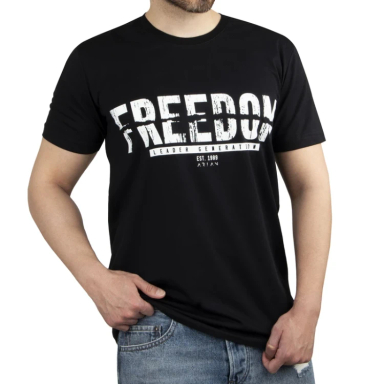 تیشرت راحتی آستین کوتاه مردانه مدل GD-s-18201294 رنگ مشکی