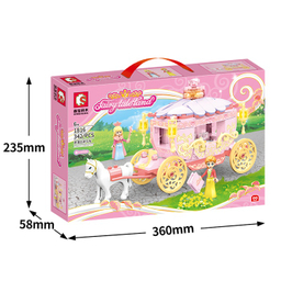 لگو 342 تکه سمبو مدل کالسکه پرنسسی کد 1816