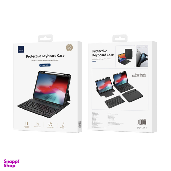 کاور کیبورد دار بی سیم ویوو مدل Protective Case مناسب آی پد 10.2 و 10.5 اینچ