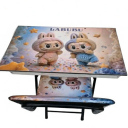 ست میز تحریر و صندلی مدل باکس دار طرح لبوبو