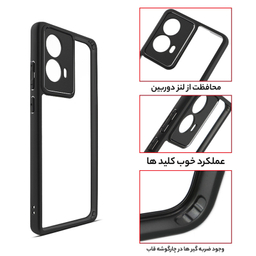 کاور گوشی موبایل سامورایی مدل Aimo مناسب برای موتورولا Edge 50 Fusion