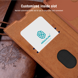 کیف کلاسوری نیلکین مدل Qin Pro Leather Case مناسب برای گوشی موبایل سامسونگ Galaxy S23 Ultra