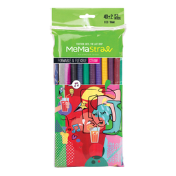 نی یکبار مصرف میما استرا کد 001 بسته 40 عددی