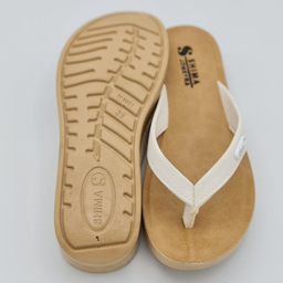 دمپایی زنانه شیما مدل جمیرا کد 074 رنگ سفید