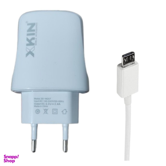 شارژر دیواری ایکس کین کد XK-HC50 به همراه کابل MicroUSB