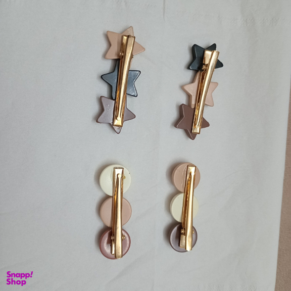 گیره مو دخترانه کد 1433 بسته ۴ عددی