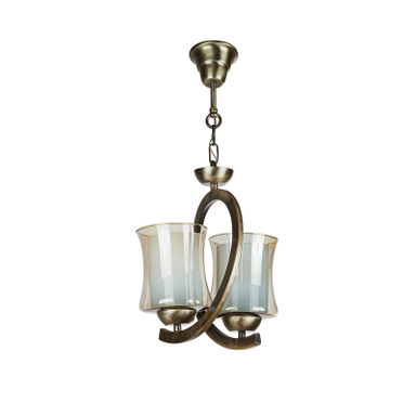 چراغ آویز دو شعله چشمه نور کد B2655/2