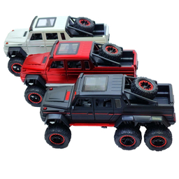 ماشین بازی ناب سل مدل فنردار فلزی بنز آفرود AMG G63 6x6