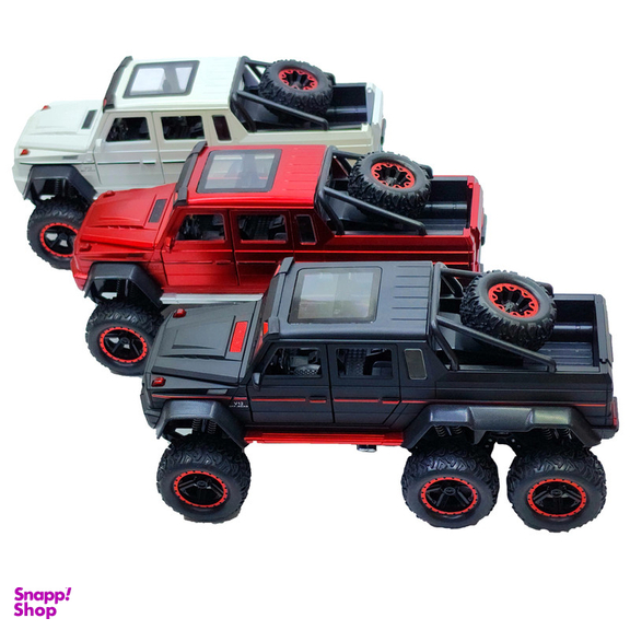 ماشین بازی ناب سل مدل فنردار فلزی بنز آفرود AMG G63 6x6