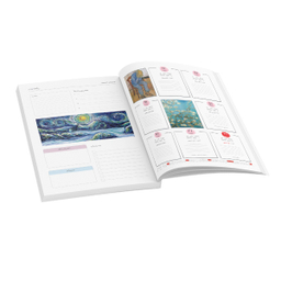 تقویم و پلنر 1405 کیوی نت مدل نقاشان کد a51