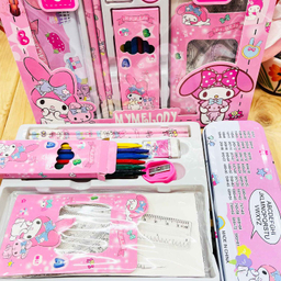 بسته لوازم تحریر مدل ملودی عروسکی کد 131 مجموعه 17 عددی