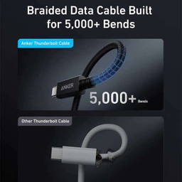 کابل Type-C انکر مدل Prime Thunderbolt 4 Cable 240W 40Gbps کد A84N0011 طول 1 متر