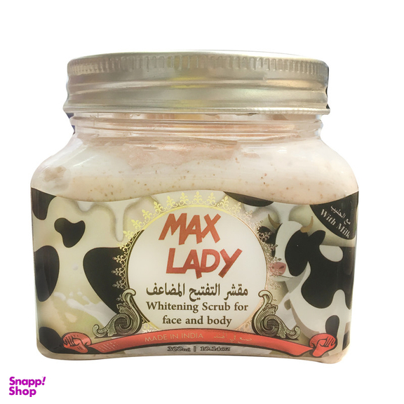 اسکراب لایه بردار پوست مکس لیدی مدل Milk حجم 300 میلی لیتر