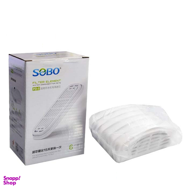 فیلتر المنت ظرف آبخوری هوشمند سوبو مدل PD-5 بسته 6 عددی