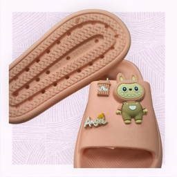 دمپایی زنانه زیتون مدل ملودی لبوبو ویانزا رنگ کالباسی