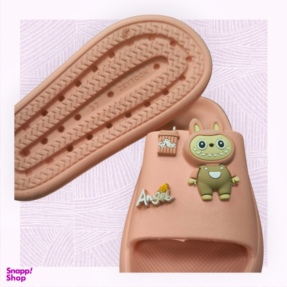 دمپایی زنانه زیتون مدل ملودی لبوبو ویانزا رنگ کالباسی