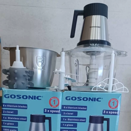 خردکن دوکاسه گوسونیک مدل GS-6187