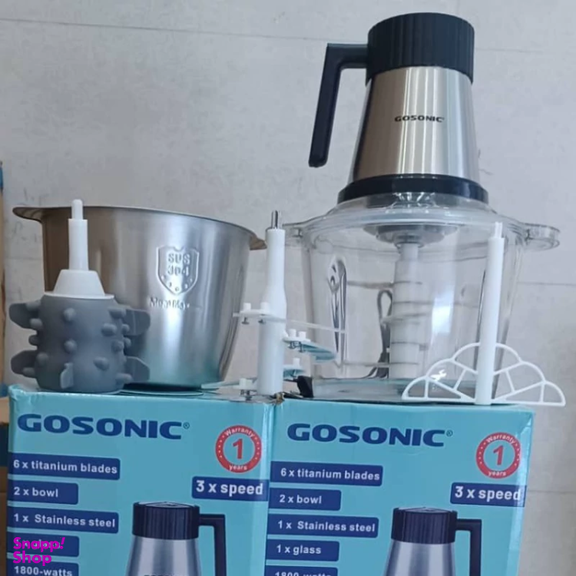 خردکن دوکاسه گوسونیک مدل GS-6187