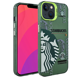 قاب گوشی موبایل مدل استاربکس کد کافی مناسب برای اپل iPhone 13 / 14