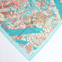 روسری زنانه آنالیا مدل ابریشم مزونی کد 9071