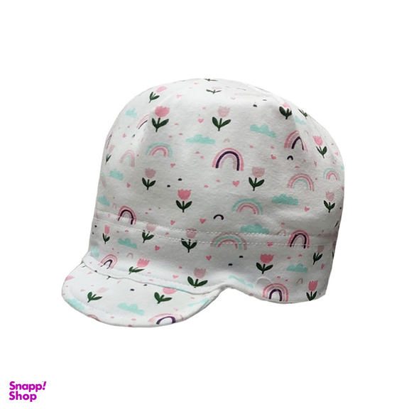 کلاه کپ دخترانه الایو مدل 6256 رنگ سفید