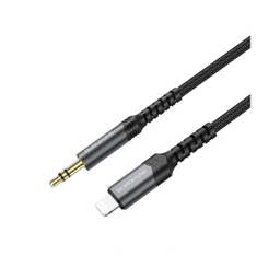 کابل تبدیل لایتنینگ به جک 3.5 میلی متری بروفون مدل BL15 طول 1 متر