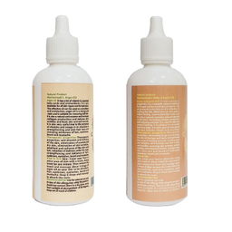 روغن تقویت کننده مو ، مژه و ابرو مرهم یاب مدل بادام تلخ و آرگان حجم 80 میلی لیتر مجموعه 2 عددی